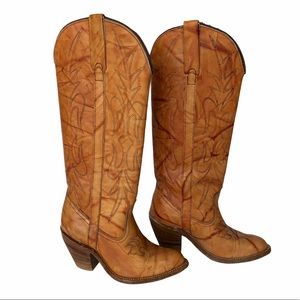 Vintage Miss Capezio Tall Cowboy Boots 7.5